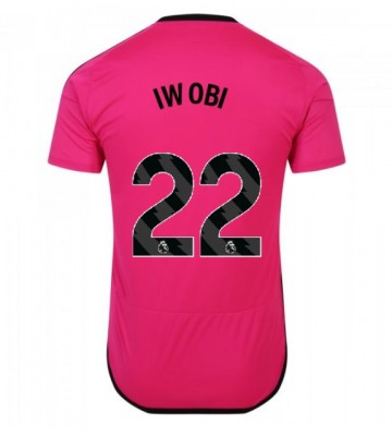 Fulham Alex Iwobi #22 Bortatröja 2023-24 Kortärmad